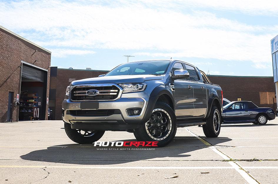 FORD RANGER SAVAGE MATTE BLACK MILLED ACCENTS